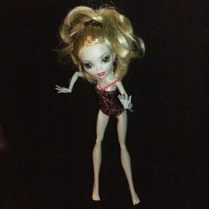 Monster High Lagoona Dance Class Blonde Hair Blue Skin Doll webbed Hands & Arms